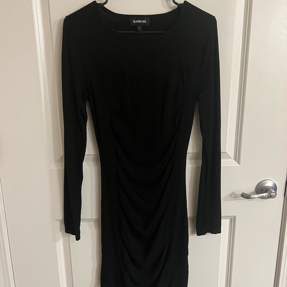 Black Express Sweater Dress